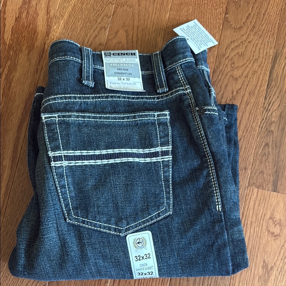 Cinch Blue Straight Jeans Classic Design
